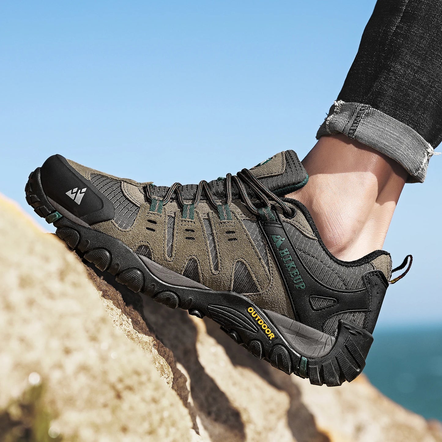 Botas de Senderismo Hombre - Impermeables y Antideslizantes | HIKEUP