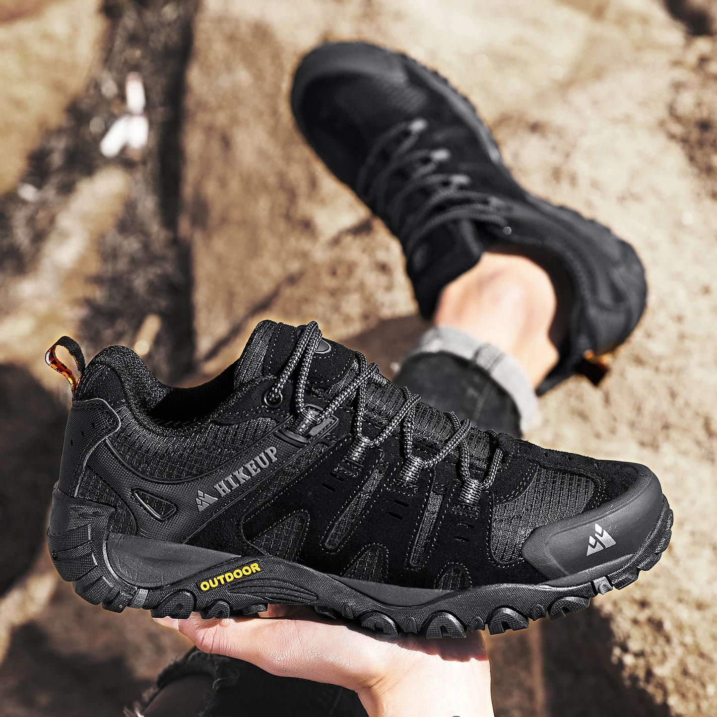 Botas de Senderismo Hombre - Impermeables y Antideslizantes | HIKEUP