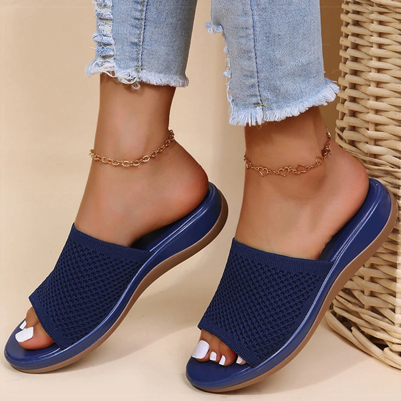 Sandalias Mujer Verano 2025 - Cómodas para Interior y Exterior - Tacón Bajo y Transpirables | KUIDFAR Feetiva