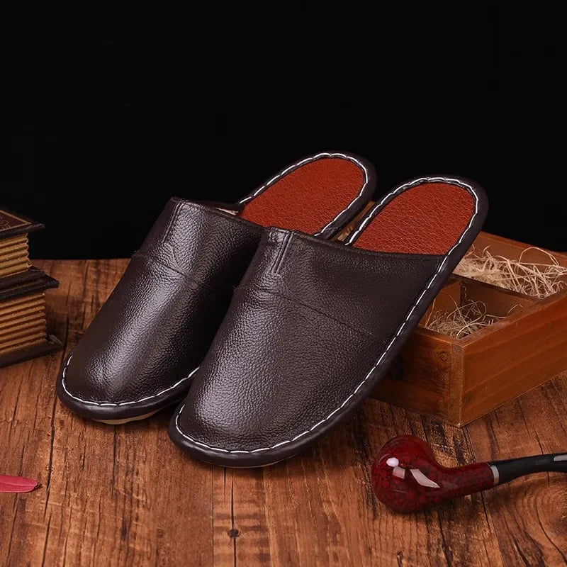 Zapatillas de Piel Vacuna Artesanales