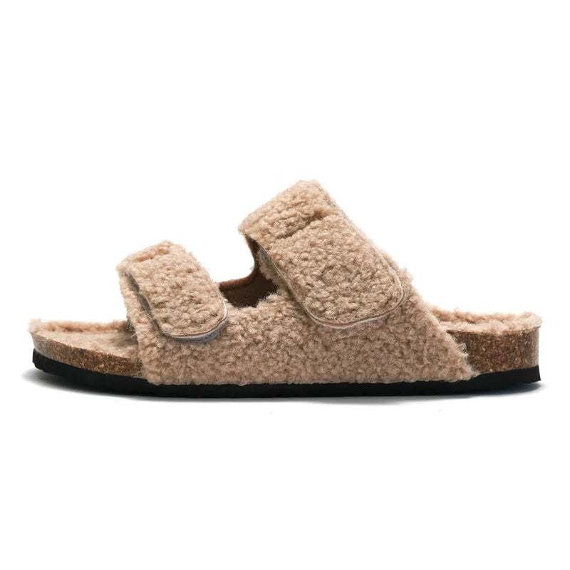 Zapatillas de Casa con Piel Sintética - Plantilla de Corcho Natural | Kidmi Feetiva