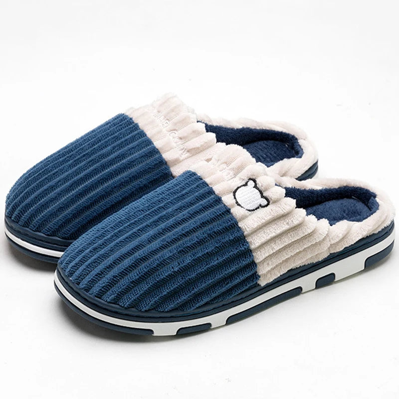 Zapatillas de Invierno Unisex | Smile Popcorn - Cálidas y Antideslizantes