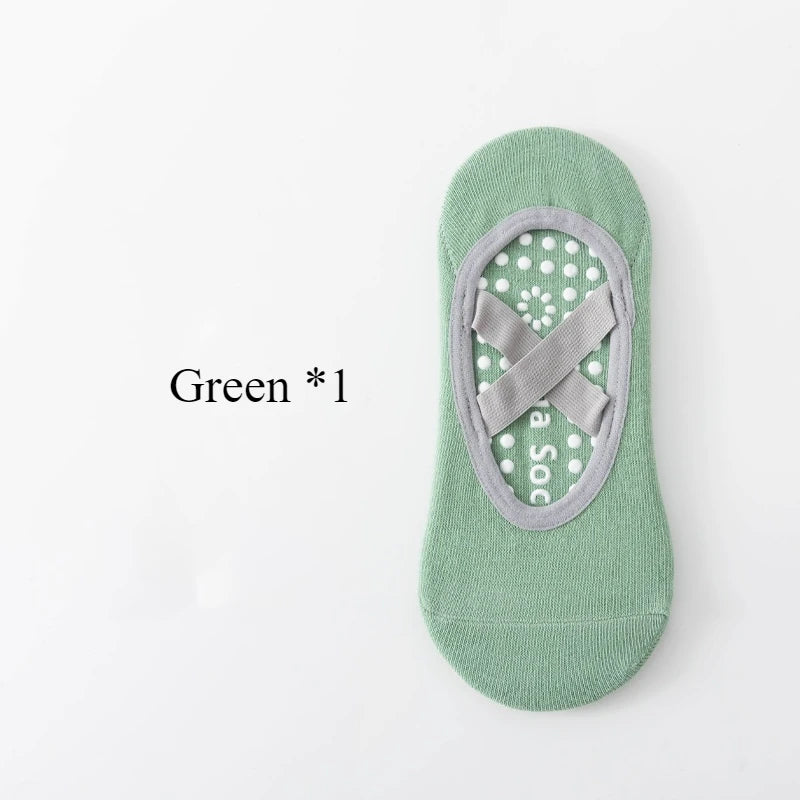 Pack 3 Pares - Calcetines Yoga con Suela Antideslizante | Pilates/Ballet |