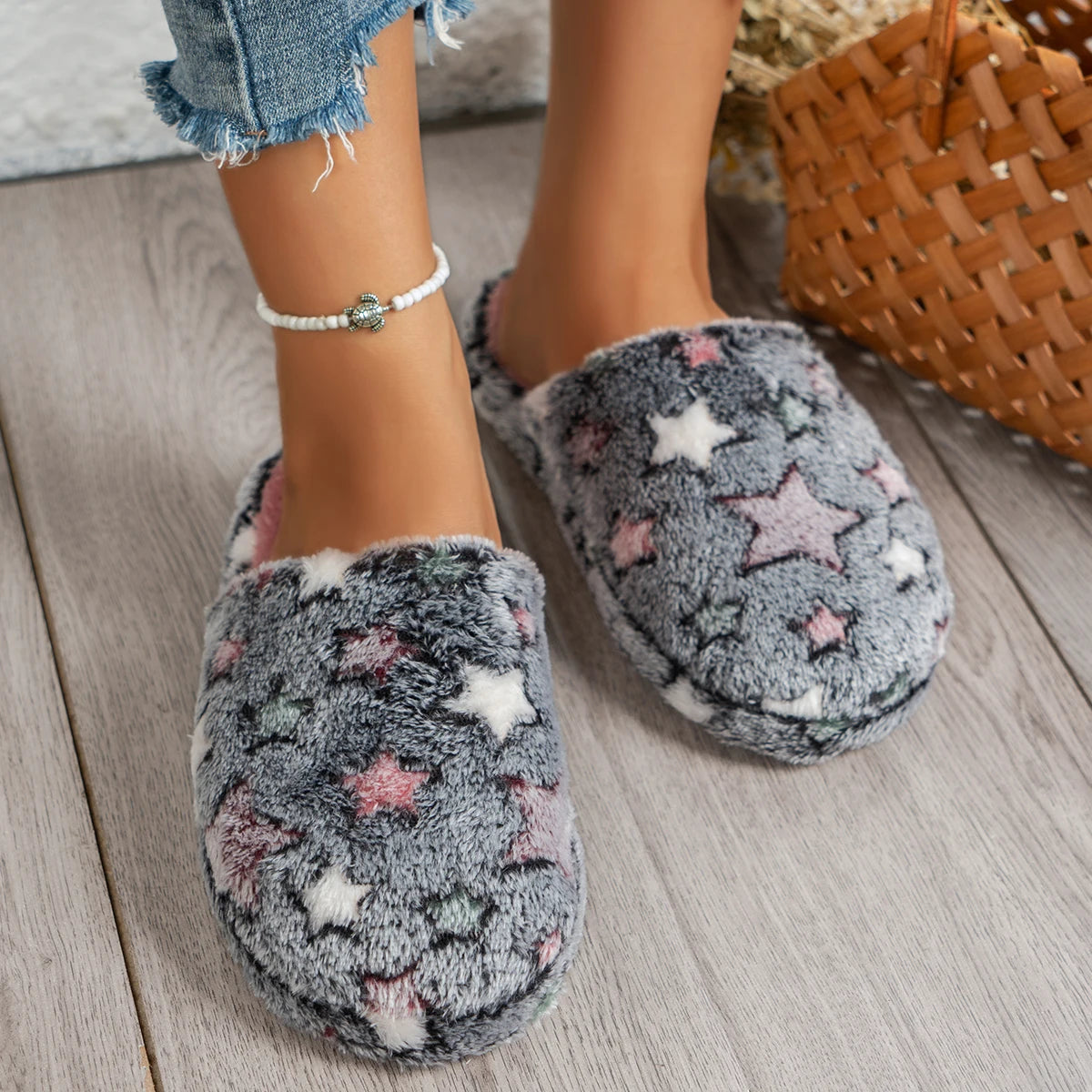 Winter Cartoon Slippers