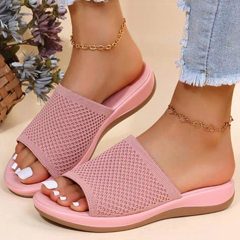 Sandalias Mujer Verano 2025 - Cómodas para Interior y Exterior - Tacón Bajo y Transpirables | KUIDFAR Feetiva
