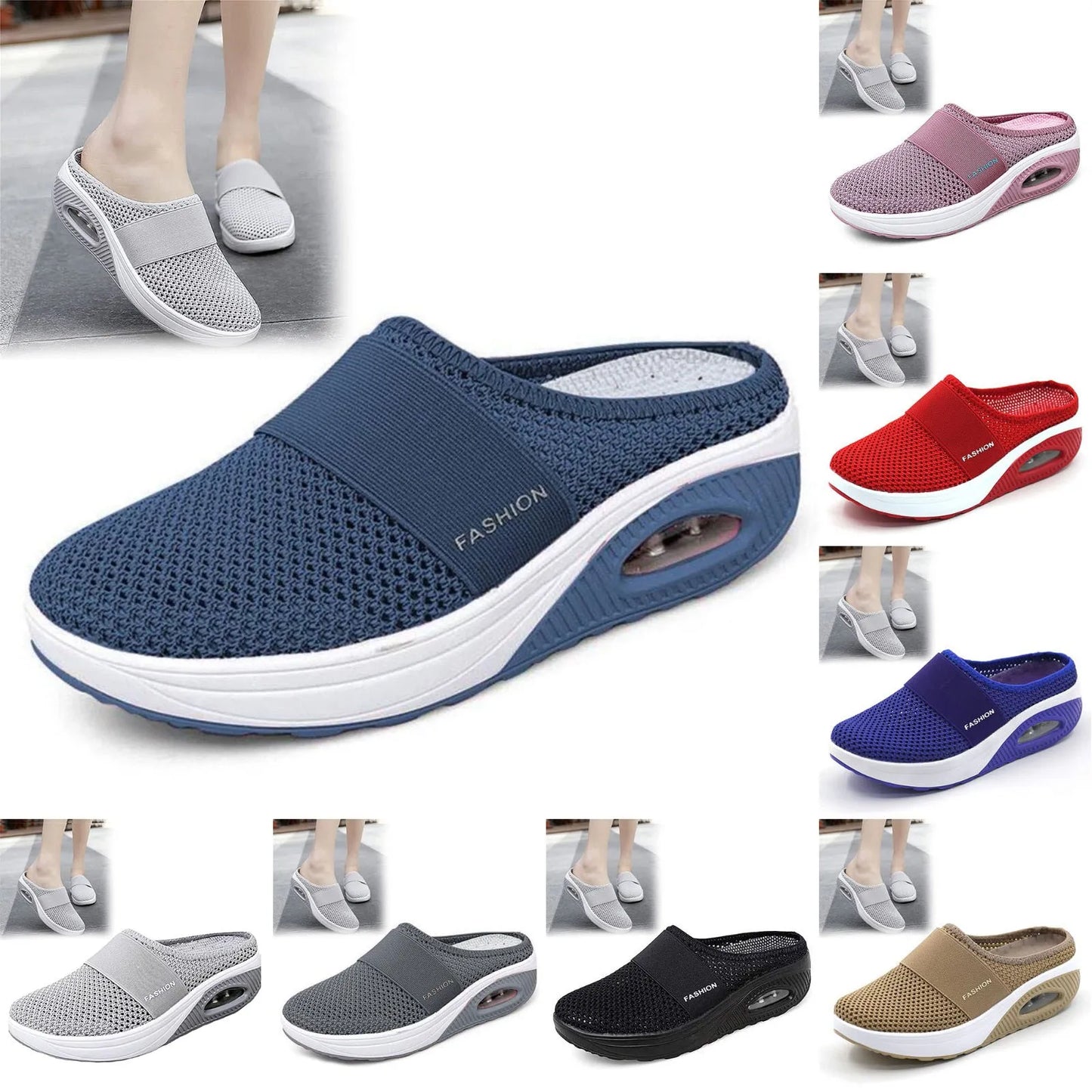 Sandalias Transpirables Feetiva Mujer – Cómodas para Caminar Verano 2025