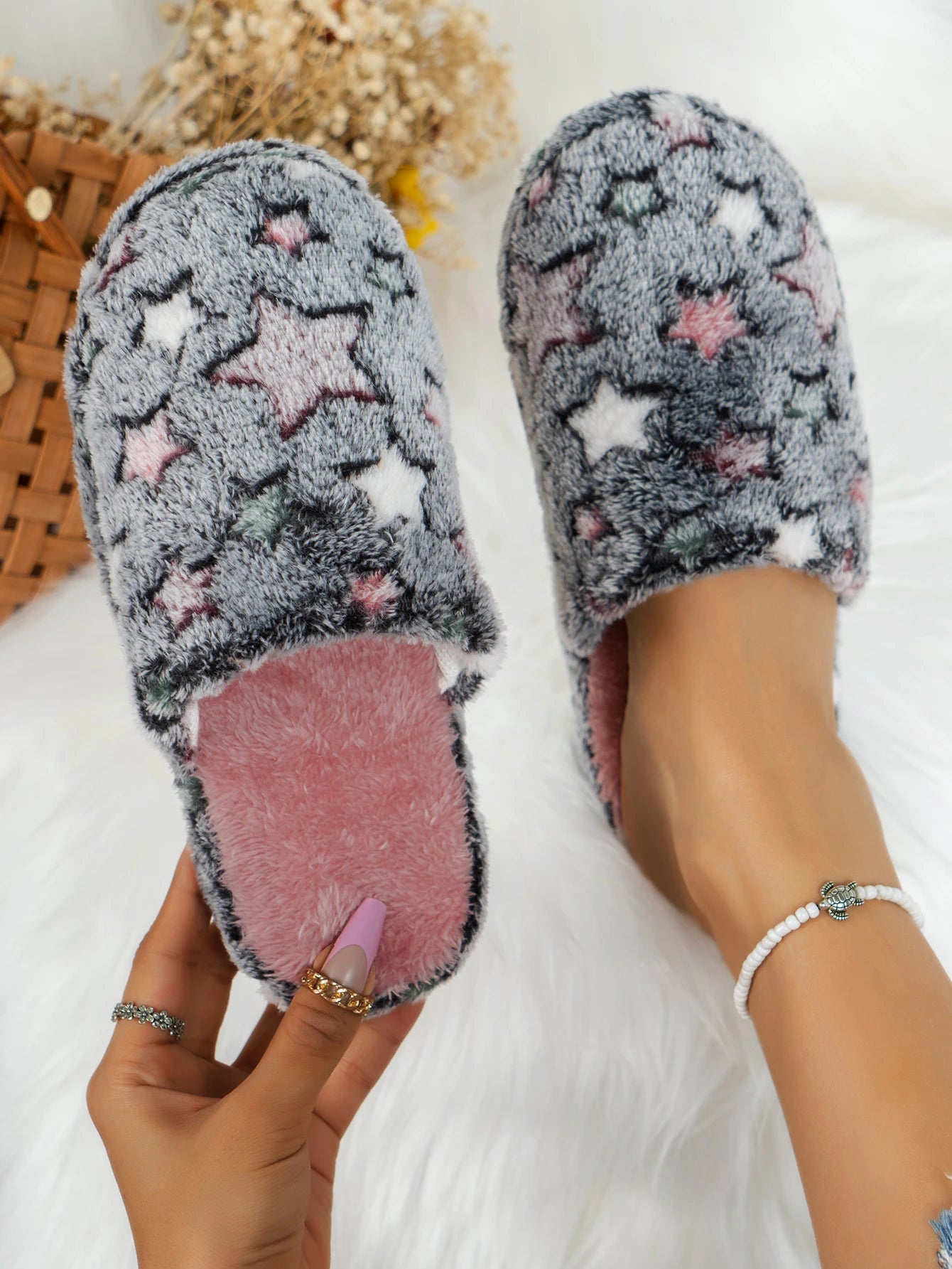 Winter Cartoon Slippers