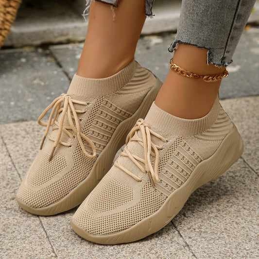 👟 Feetiva Zapatillas Tejidas para Mujer – Comodidad y Estilo Sin Cordone