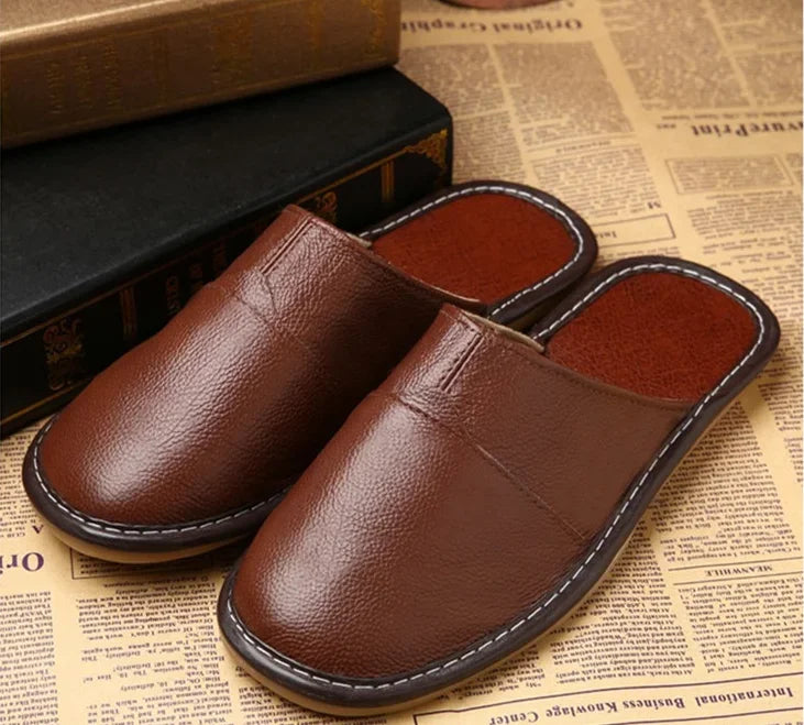 Zapatillas de Piel Vacuna Artesanales