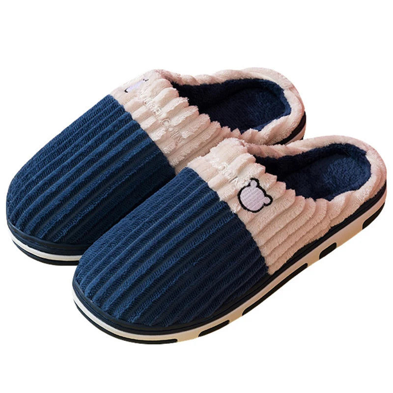Zapatillas de Invierno Unisex | Smile Popcorn - Cálidas y Antideslizantes