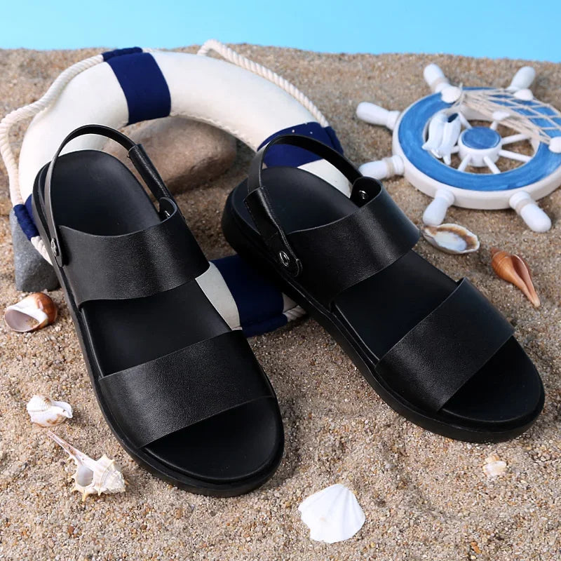 Feetiva Men's Minimalist Leather Sandal