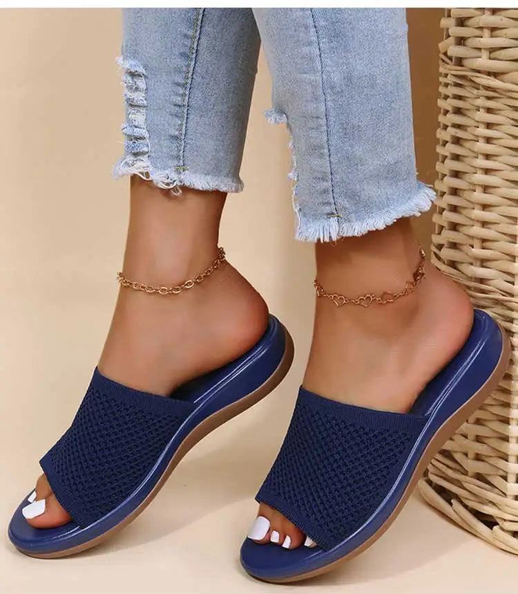 Sandalias Mujer Verano 2025 - Cómodas para Interior y Exterior - Tacón Bajo y Transpirables | KUIDFAR Feetiva