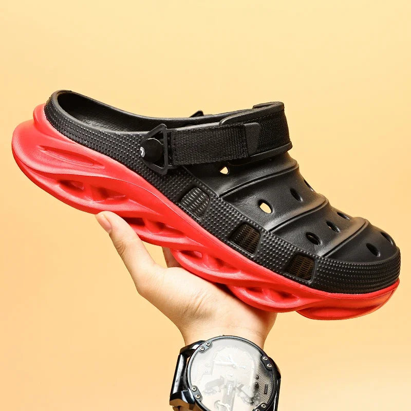 "Sandalias de Verano 2024 con Suela Gruesa - Zuecos EVA Transpirables para Hombre | Feetiva