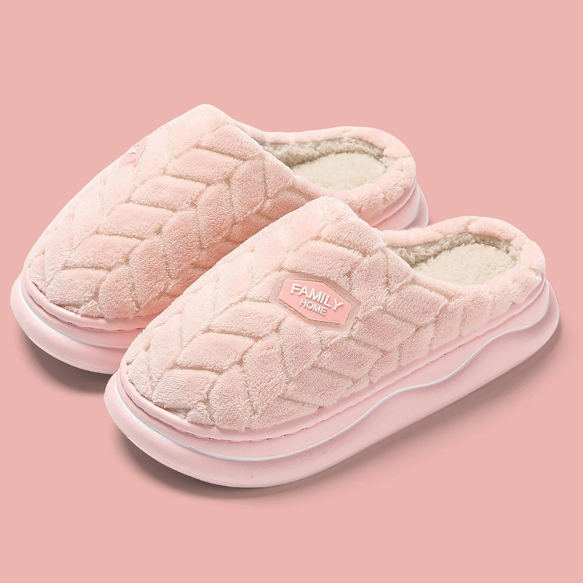 🧦 Zapatillas de Invierno Unisex | Feetiva - Cálidas y Antideslizantes (Pack Pareja - Tallas 36-44 - Estilo Básico con Toque Divertido)