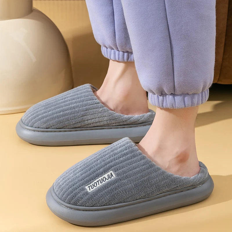 Pantuflas Invierno para Pareja - Forro Polar y Suela Antideslizante | Feetiva