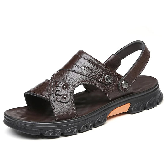 Sandalias de Cuero para Hombre Feetiva