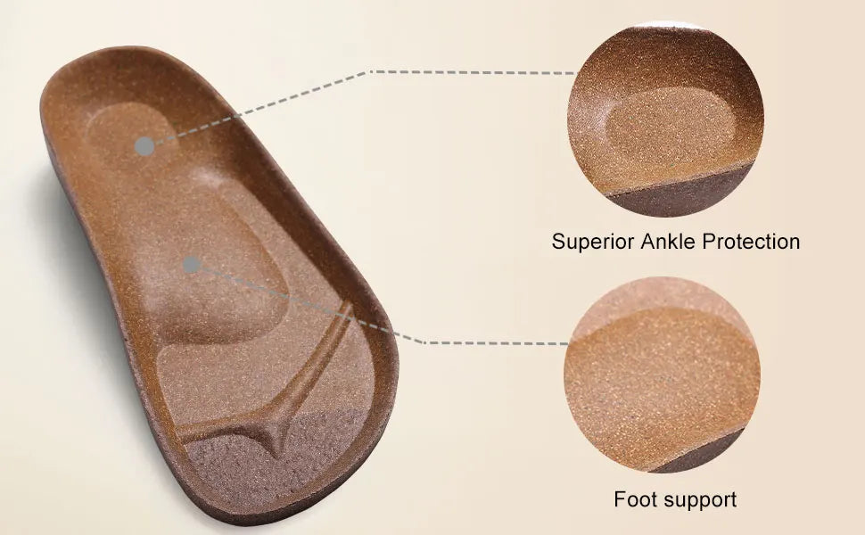 Zapatillas de Casa con Piel Sintética - Plantilla de Corcho Natural | Kidmi Feetiva