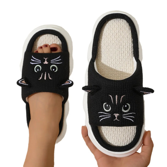 Zapatillas de Lino para Mujer 2024 | Smile Popcorn - Transpirables y Antideslizantes