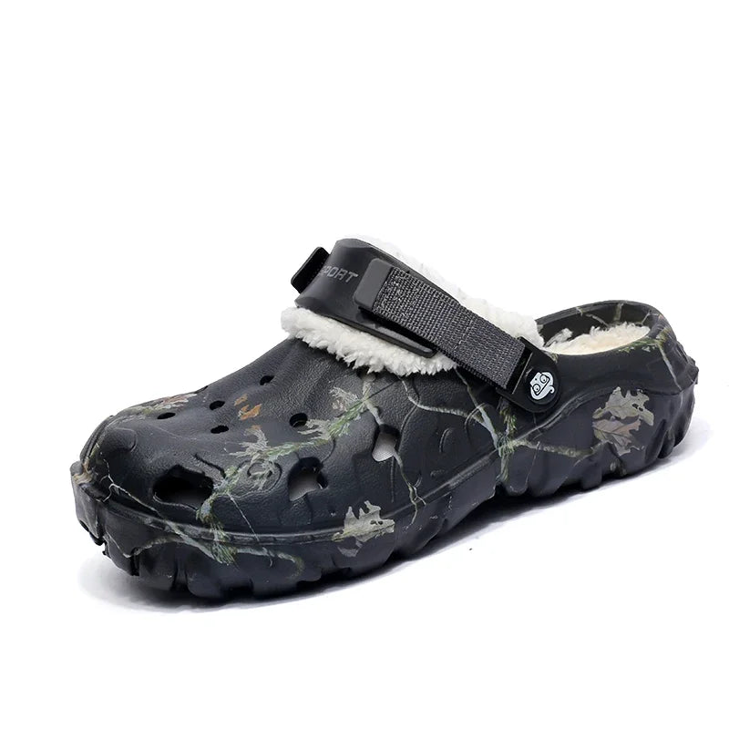 Zapatillas Clog con Forro de Pelo - Máximo Confort Invernal