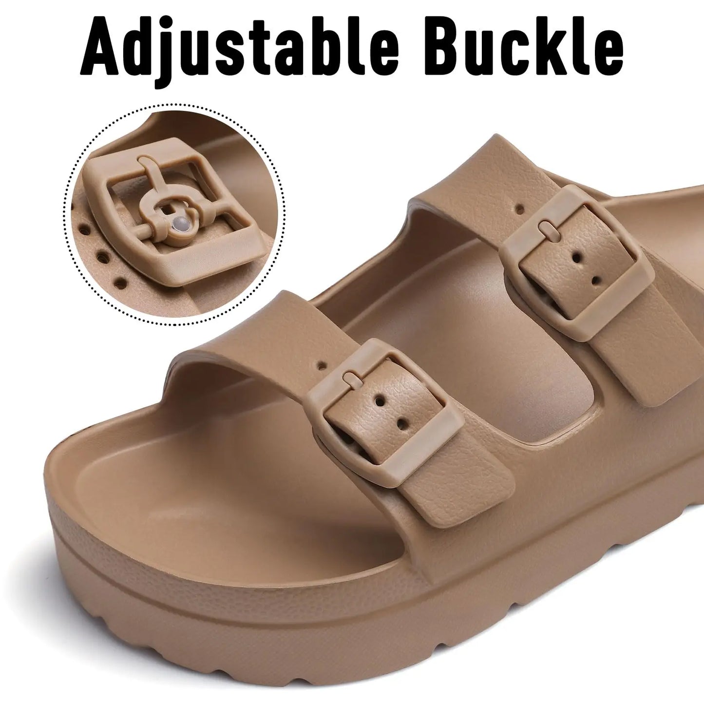 Sandalias Plataforma Mujer Verano 2025 - Suela Gruesa Cómoda Tipo Nube - Kidmi