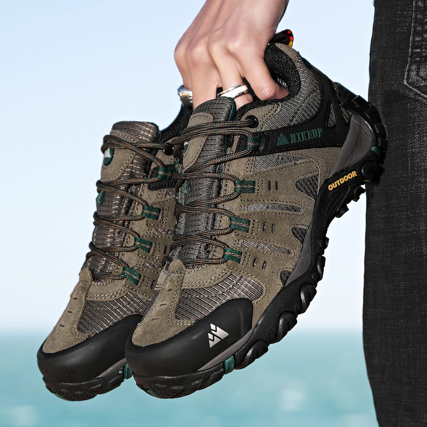 Botas de Senderismo Hombre - Impermeables y Antideslizantes | HIKEUP