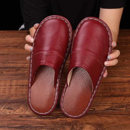 Zapatillas de Piel Vacuna Artesanales