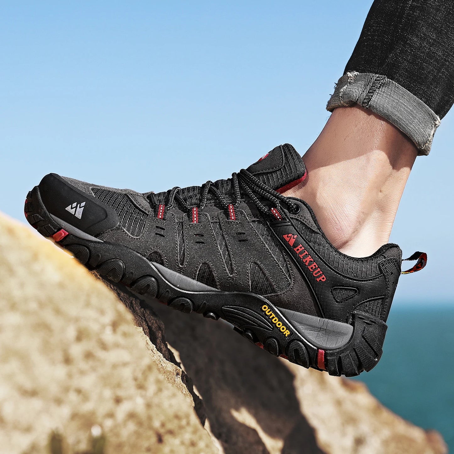 Botas de Senderismo Hombre - Impermeables y Antideslizantes | HIKEUP