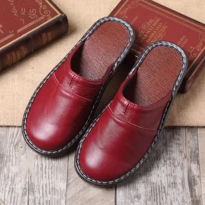 Zapatillas de Piel Vacuna Artesanales