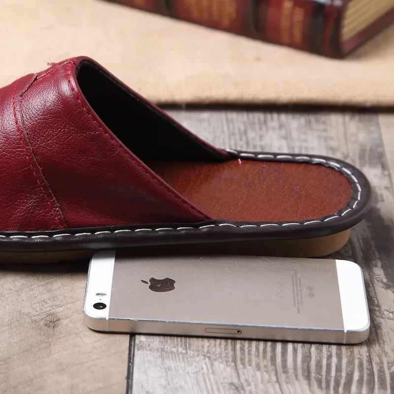 Zapatillas de Piel Vacuna Artesanales