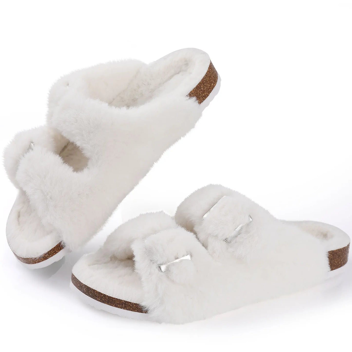 Zapatillas de Casa con Piel Sintética - Plantilla de Corcho Natural | Kidmi Feetiva